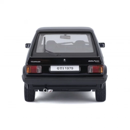 بوراغو 1:24 فولكس واجن VW Golf Mk1 GTI 1979 أسود نموذج مصبوب - بوراغو - Image 5