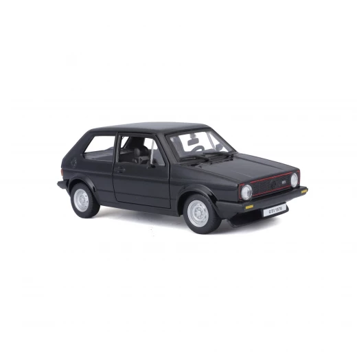 بوراغو 1:24 فولكس واجن VW Golf Mk1 GTI 1979 أسود نموذج مصبوب - بوراغو - Image 7