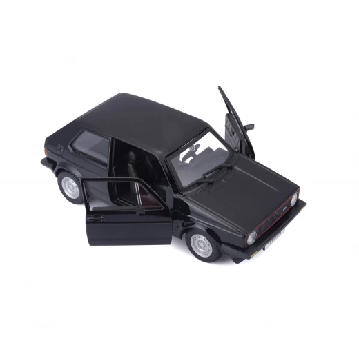 بوراغو 1:24 فولكس واجن VW Golf Mk1 GTI 1979 أسود نموذج مصبوب - بوراغو - Image 11
