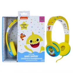 سماعات رأس OTL Junior Baby Shark Holiday للأطفال - مريحة وآمنة