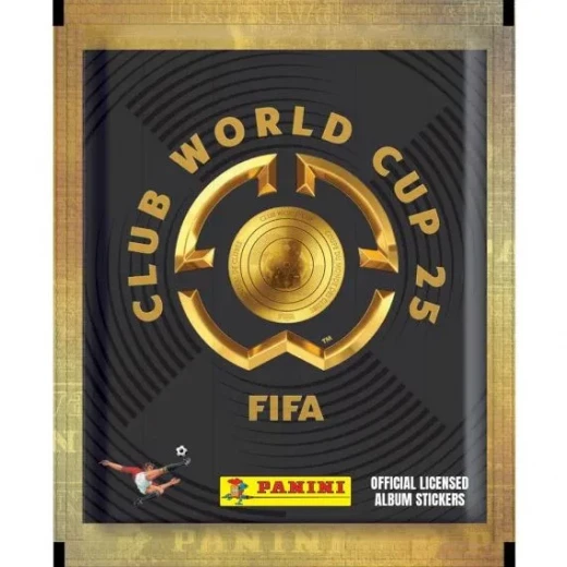 صندوق ملصقات بانيني لكأس العالم للأندية 2025 - 50 حزمة صندوق ملصقات بانيني لكأس العالم للأندية 2025 - 50 حزمة
