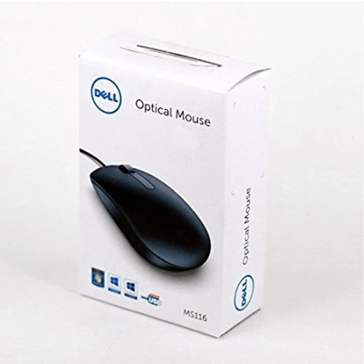 ماوس USB بصري Dell 275-BBCB (أسود) ماوس USB بصري Dell 275-BBCB (أسود)