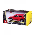 بوراجو فولكس فاجن جولف Mk1 GTI 1979 موديل أسود بمقياس 1:24 - بوراجو