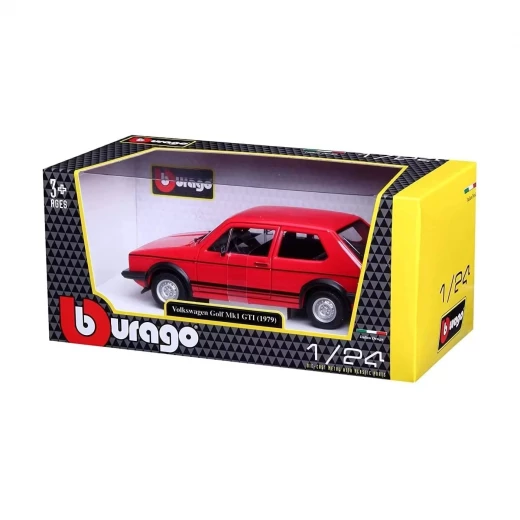 بوراجو فولكس فاجن جولف Mk1 GTI 1979 موديل أسود بمقياس 1:24