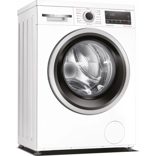 غسالة و مجفف Bosch Serie 4 سعة 8/5 كجم 1400 دورة في الدقيقة أبيض - غسيل فعال غسالة و مجفف Bosch Serie 4 سعة 8/5 كجم 1400 دورة في الدقيقة أبيض - غسيل فعال