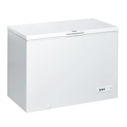 فريزر أفقي (آيس بوكس) بسعة 312 لتر، موديل CF 430 A+ FO، لون أبيض تصميم واسع ومثالي للتخزين الكبير، من ويرلبول.