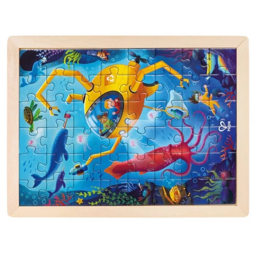 لغز إنقاذ المحيط من هابي - لغز تلوين مزدوج الجوانب 48 قطعة للأطفال - هيب - Image 2