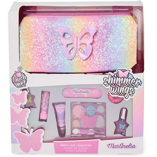 مجموعة حقيبة مكياج Martinelia Shimmer Wings - لوحة مكياج وهدية مجموعة حقيبة مكياج Martinelia Shimmer Wings - لوحة مكياج وهدية