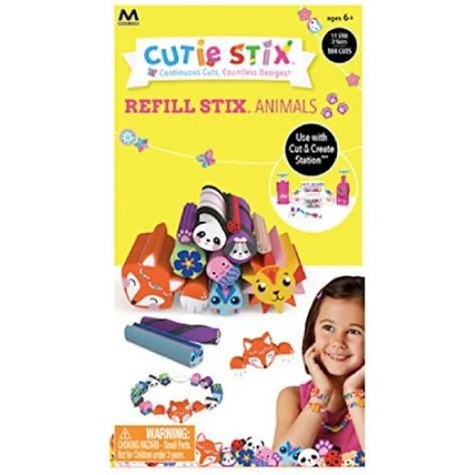 عبوة إعادة تعبئة Cutie Stix Animals - ابتكر مجوهرات وإكسسوارات لطيفة عبوة إعادة تعبئة Cutie Stix Animals - ابتكر مجوهرات وإكسسوارات لطيفة