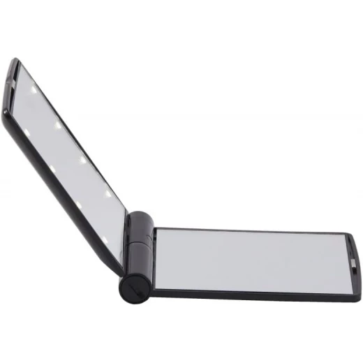 Browgame Cosmetics LED Pocket Mirror Crystal Clear for Makeup and Tweezing Portable Beauty Tool - Browgame cosmetics - Image 4