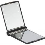 Browgame Cosmetics LED Pocket Mirror Crystal Clear for Makeup and Tweezing Portable Beauty Tool - Browgame cosmetics