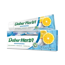 Dabur Herbil Whitening Toothpaste Salt & Lemon 150g - Fresh Breath