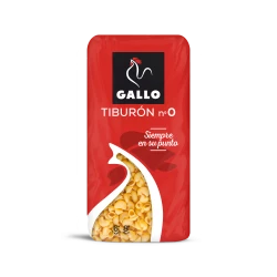 Gallo Shark Pasta 675g, Durum Wheat Semolina Pasta from Spain, Quick & Easy Cooking, Wholesome, Nutritious & Delicious for Every Meal