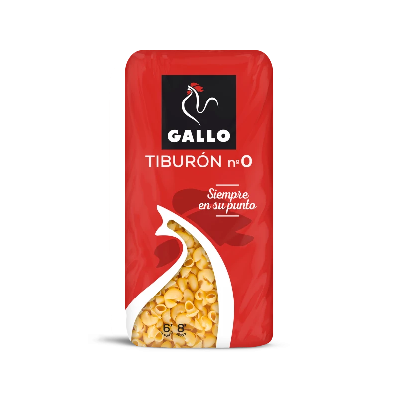Gallo Shark Pasta 675g, Durum Wheat Semolina Pasta from Spain, Quick & Easy Cooking, Wholesome, Nutritious & Delicious for Every Meal - Gallo