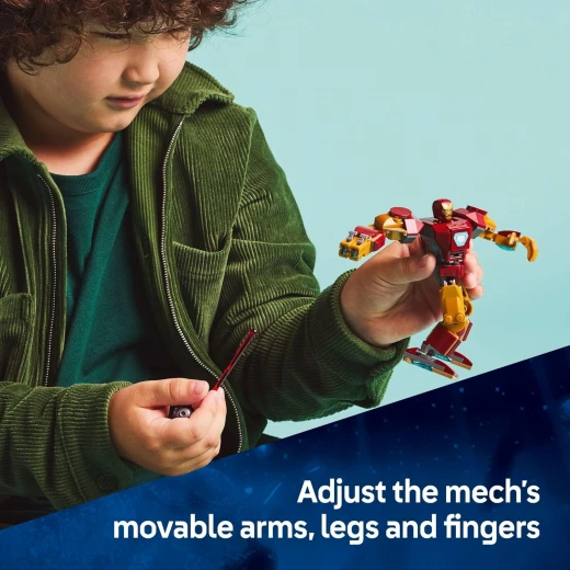 مجموعة بناء ليجو مارفل آيرون مان ميك ضد ألترون - لعبة آيرون مان للأطفال، أولاد وبنات، من عمر 6 سنوات فما فوق - مجسم قابل للبناء - هدية عيد ميلاد بطل خارق - 76307 - ليجو - Image 3