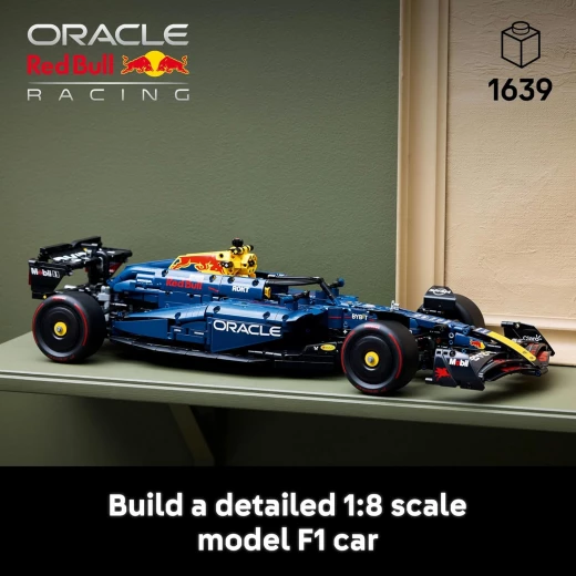 طقم نموذج سيارة فورمولا 1 RB20 من Technic™ Oracle للبالغين، قم ببناء سيارة السباق الخاصة بك، مجموعة بناء ألعاب لمحبي الفورمولا 1، 1639 قطعة من ليجو - ليجو - Image 5