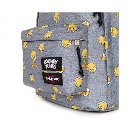 Eastpak Out Of Office Backpack – Looney Tunes Tweety Grey– 27 L, 44 × 29 × 22 cm, 500 g, Padded 13″ Laptop Sleeve - Eastpak - Image 3