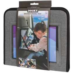 Dooky Backseat Travel Tray: Car Organizer with Tablet Holder