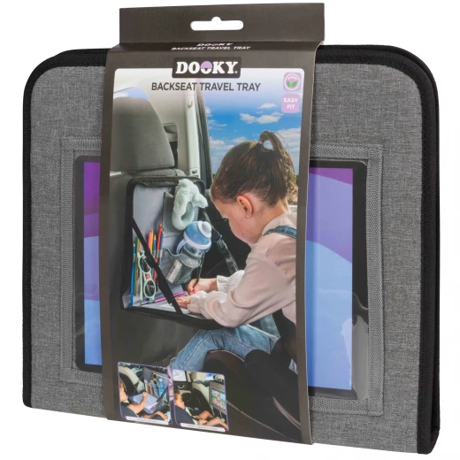 Dooky Backseat Travel Tray: Car Organizer with Tablet Holder Dooky Backseat Travel Tray: Car Organizer with Tablet Holder
