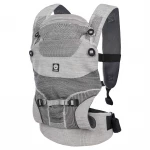 Dooky Be One Nova Grey Baby Carrier: Ergonomic, Breathable Suitable from 0-3 years (3.5-15 KG) - Dooky