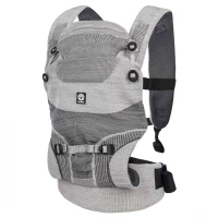 Dooky Be One Nova Grey Baby Carrier: Ergonomic, Breathable Suitable from 0-3 years (3.5-15 KG)