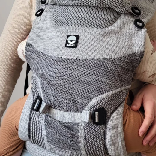 Dooky Be One Nova Grey Baby Carrier: Ergonomic, Breathable Suitable from 0-3 years (3.5-15 KG) - Dooky - Image 3