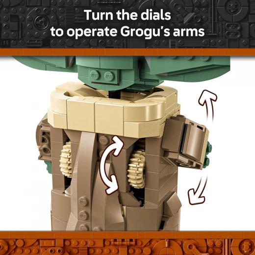 LEGO Star Wars: The Mandalorian Grogu with Hover Pram Building Toy Set - Star Wars Toy for Kids, Boys and Girls, Ages 10+ - Gift Idea for Birthday - 75403 - LEGO - Image 4