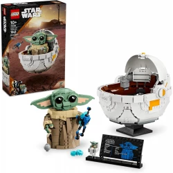 LEGO Star Wars: The Mandalorian Grogu with Hover Pram Building Toy Set - Star Wars Toy for Kids, Boys and Girls, Ages 10+ - Gift Idea for Birthday - 75403