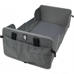 Dooky Traveller Baby Travel Mattress - Grey Melange - Portable & Compact