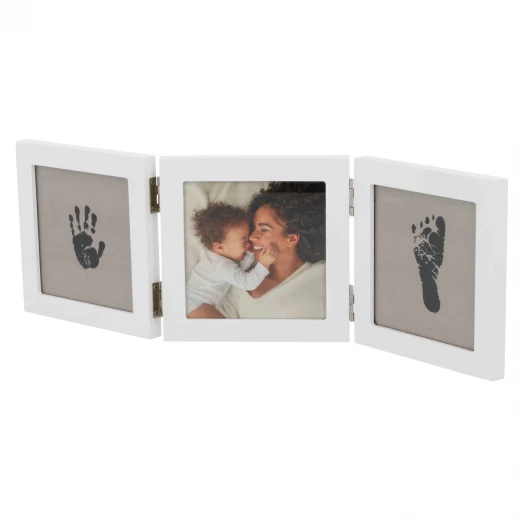 طقم إطار Dooky Happy Hands الثلاثي: التقط بصمات وذكريات الطفل - دوكي - Image 2