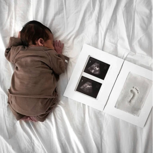 Dooky Happy Hands Double Frame Small: Baby Handprint & Photo Gift - Dooky - Image 3
