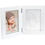 Dooky Happy Hands Double Frame Small: Baby Handprint & Photo Gift - Dooky