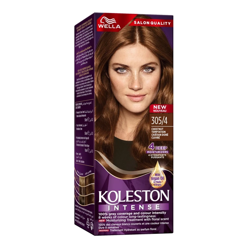 Wella K2000 305/4 Light Chestnut Hair Color - 50ml - Wella