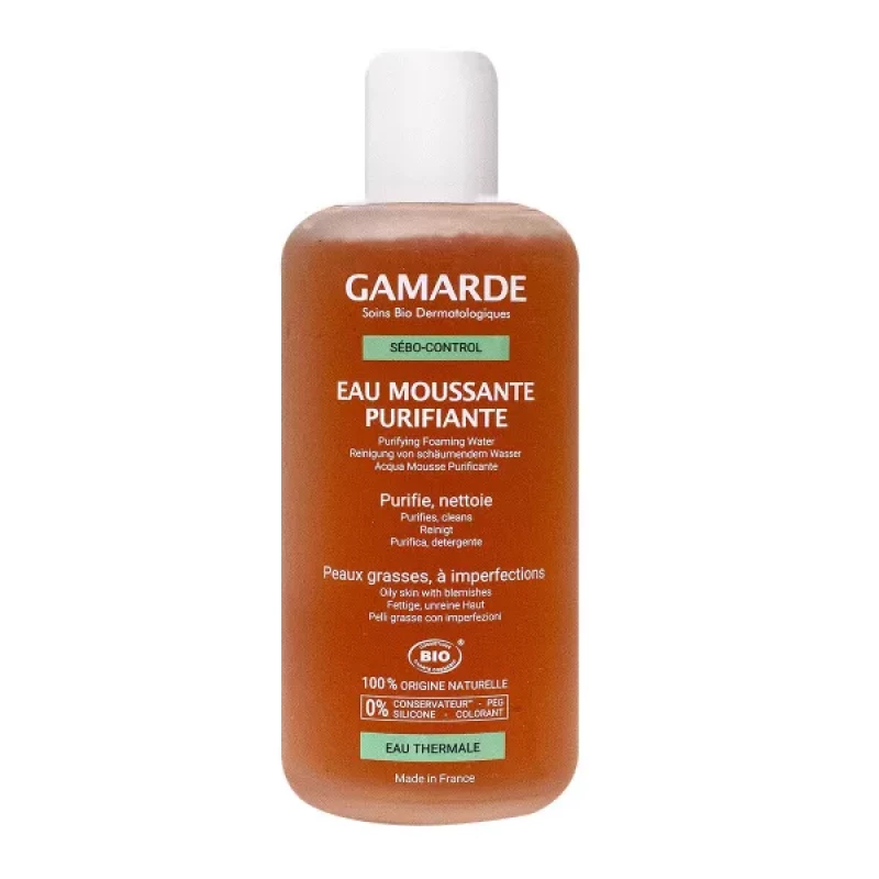 Gamarde Organic Sebo-Control Purifying Foaming Water 200ml - Gamarde