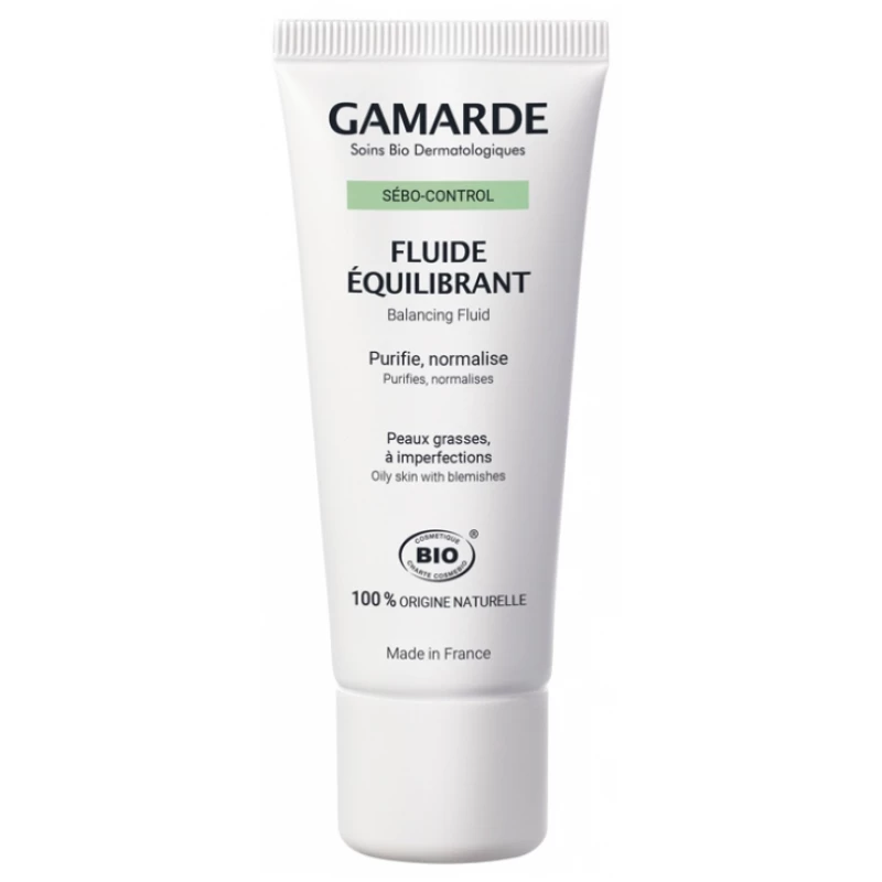 Gamarde Sebo-Control Balancing Fluid 40ml - Organic Skin Care - Gamarde