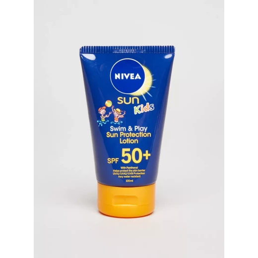Nivea Sun Swim & Play Kids SPF50+ Sunscreen Lotion - UVA/UVB Protection Nivea Sun Swim & Play Kids SPF50+ Sunscreen Lotion - UVA/UVB Protection