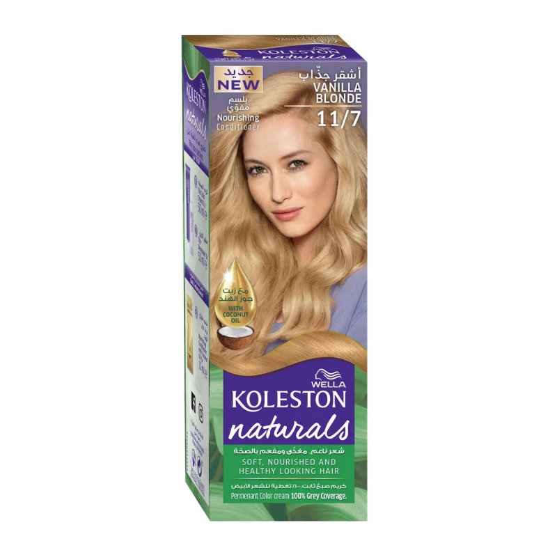 Wella Koleston Naturals 11/7 Vanilla Blonde Hair Color - Wella