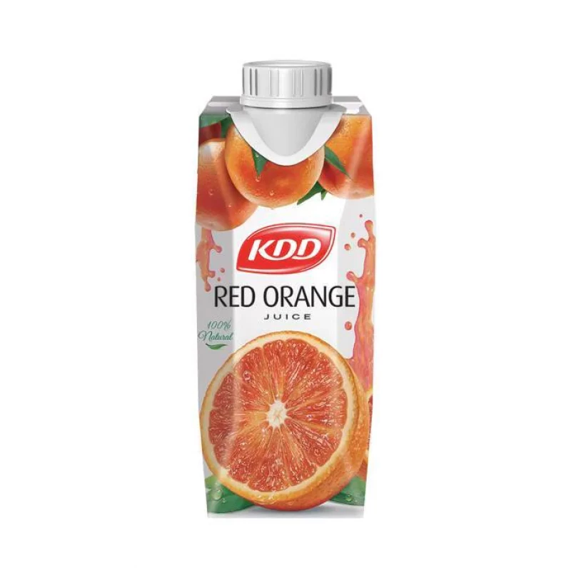 KDD Red OraKDD Red Orange Juice 250ml (Prisma Pack) | 100% Natural Juice | No Added Sugar or Preservatives | Refreshing & Healthy Drink - KDD