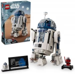 مجموعة بناء ليجو ستار وورز R2-D2 - لعبة ستار وورز للعرض أو اللعب للأولاد والبنات، من سن 10 سنوات فما فوق - أفكار هدايا للأطفال والمعجبين - تتضمن شخصية دارث مالاك المصغرة بمناسبة الذكرى السنوية الخامسة والعشرين - 75379 - ليجو