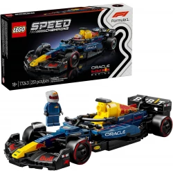 LEGO Speed Champions Oracle Red Bull Racing RB20 F1 Race Car Model Kits - Building Set for Adults, Ages 18+ with Realistic Features - Red Bull F1 DIY Crafts for Display - Gift Idea for F1 Fans - 77243