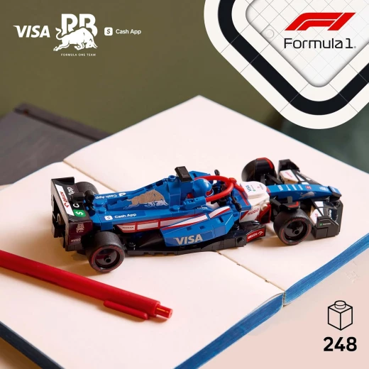 LEGO Speed Champions Visa Cash App RB VCARB 01 F1 Race Car Vehicle Kit 77246 Building Blocks for 18+ Gift - LEGO - Image 3