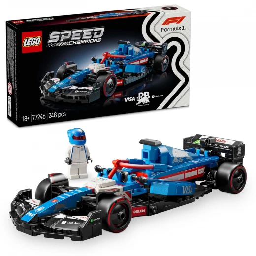 LEGO Speed Champions Visa Cash App RB VCARB 01 F1 Race Car Vehicle Kit 77246 Building Blocks for 18+ Gift LEGO Speed Champions Visa Cash App RB VCARB 01 F1 Race Car Vehicle Kit 77246 Building Blocks for 18+ Gift
