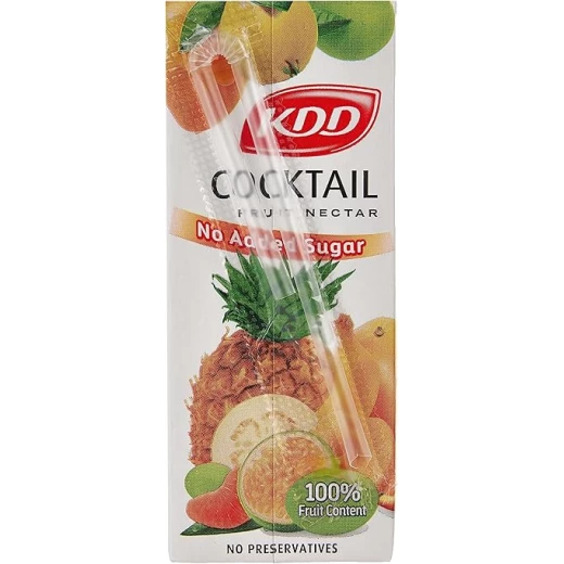 KDD Nectar Cocktail 180ml, Refreshing Mixed Fruit Drink, Delicious Blend of Natural Flavors, Perfect On-the-Go Beverage for All Ages KDD Nectar Cocktail 180ml, Refreshing Mixed Fruit Drink, Delicious Blend of Natural Flavors, Perfect On-the-Go Beverage for All Ages
