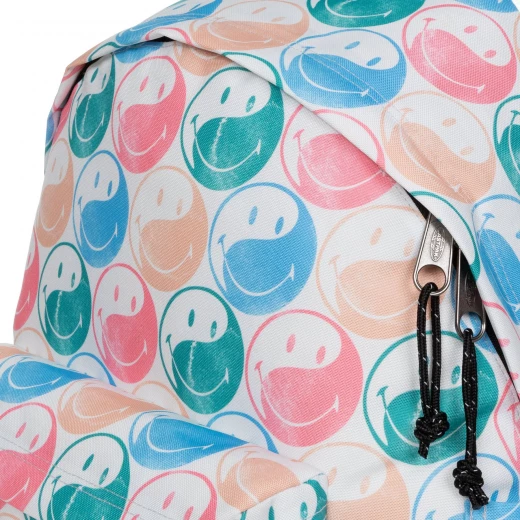 Eastpak Padded Pak'r Backpack 24L –Smiley YY Color 40 × 30 × 18 cm – Durable School & Travel Bag with Padded Back and Adjustable Straps - Eastpak - Image 4