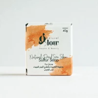 Natural Glow Natural Dead Sea Sulfur Soap – 27 Minerals – Fights Acne & Inflammation – Deep Cleansing Face & Body Bar for Oily, Problematic, Sensitive Skin