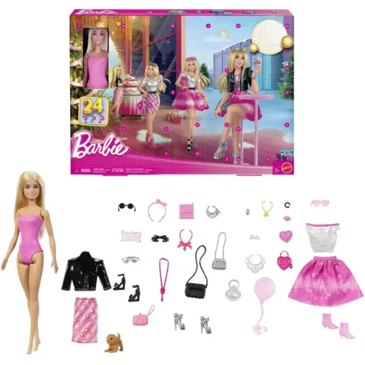 مجموعة تقويم باربي فاب لشهر ديسمبر 2025 دمى وإكسسوارات قابلة للتجميع للمرح في العطلات مجموعة تقويم باربي فاب لشهر ديسمبر 2025 دمى وإكسسوارات قابلة للتجميع للمرح في العطلات