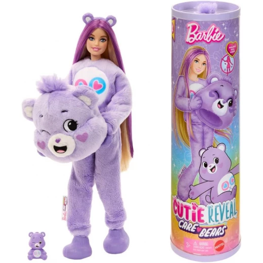 Mattel Barbie Cutie Reveal Doll & Accessories Share Bear Costume with Color Change & Mini Bear Mattel Barbie Cutie Reveal Doll & Accessories Share Bear Costume with Color Change & Mini Bear