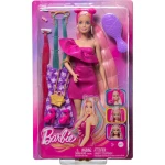 Barbie Fun & Fancy Hair Doll Featuring Extra Long, Colorful Blonde Hair & Styling Accessories, Including 1 Doll, 10+ Styling Pieces, & Endless Creative Play for Girls Age 3+ - Barbie