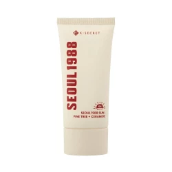واقي الشمس كي سيكريت سيول 1988 بعامل حماية SPF50+، 50 مل، حماية واسعة النطاق من أشعة الشمس، خفيف الوزن ومرطب، مناسب للاستخدام اليومي للوجه والجسم