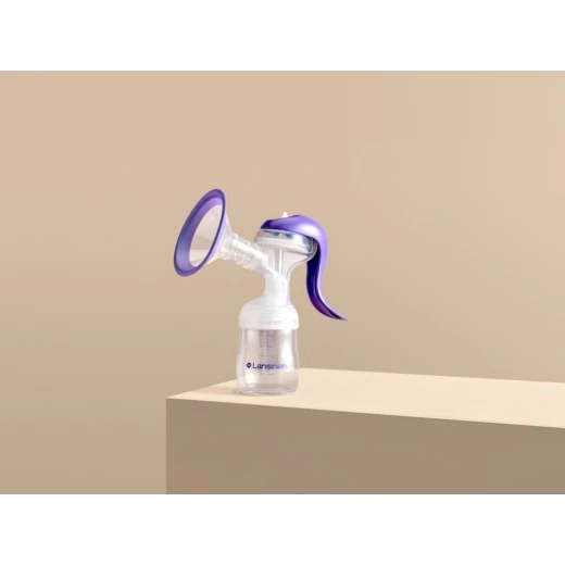 Lansinoh Manual Breast Pump, Portable, Quiet & Comfortable, 2-Phase Technology for Natural Let-Down & Expression, Lightweight & Easy to Use for Home or Travel - Lansinoh - Image 6
